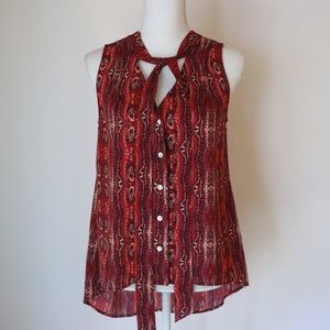 Sanctuary Burgundy Tank